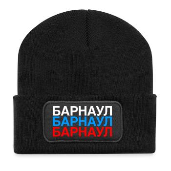 BARNAOUL Drapeau de la Russie - Beanie recyclé à patch - noir - Devant