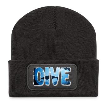 Diving Divers - Recycled Patch Beanie - dark grey - Front