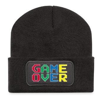 Vintage video game - Recycled Patch Beanie - dark grey - Front