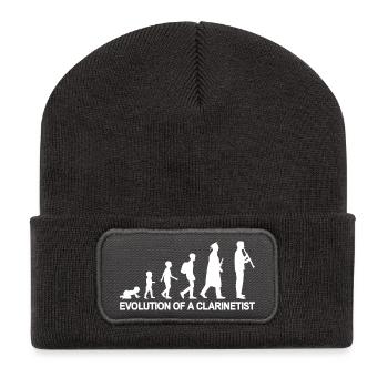 Development of a clarinetist - Recycled Patch Beanie - dark grey - Front