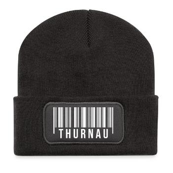 Thurnau Bayern - Recycelte Patch Beanie - Dunkelgrau - Vorne