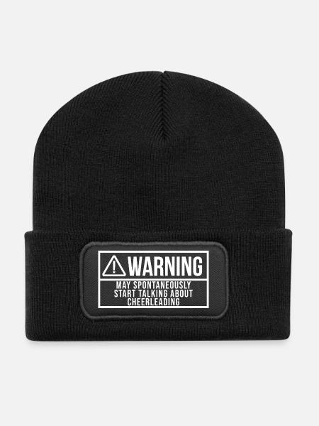 Cheerpom pom girls - Beanie recyclé à patch - noir