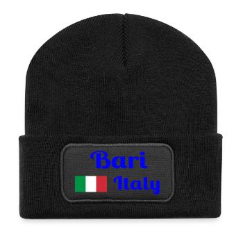 Bari Italia - Stylish prints - Recycled Patch Beanie - black - Front