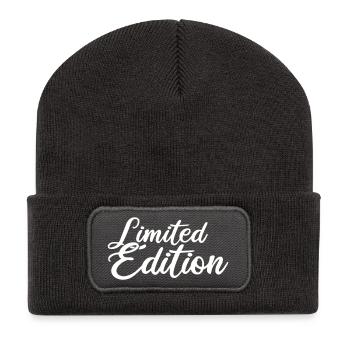 Édition limitée - Beanie recyclé à patch - charbon - Devant