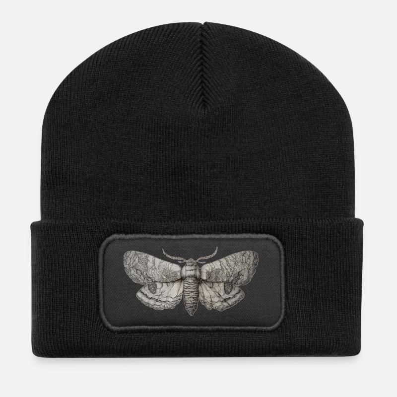 Motte Vintage - Recycelte Patch Beanie - Schwarz
