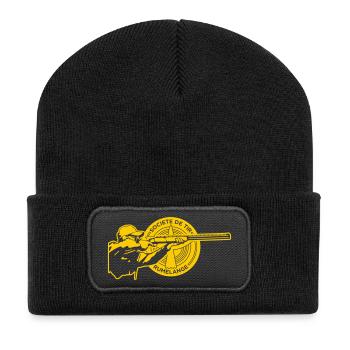 LOGO STR - Recycled Patch Beanie - black - Front