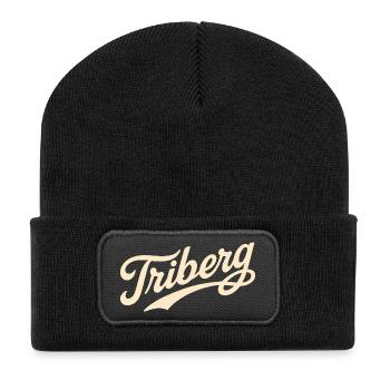 Triberg Schwarzwald Schriftzug - Recycelte Patch Beanie - Schwarz - Vorne