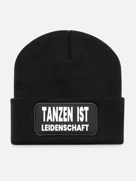 Tanzen - Recycelte Patch Beanie - Schwarz