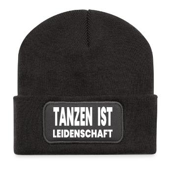 Tanzen - Recycelte Patch Beanie - Dunkelgrau - Vorne