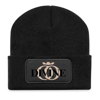 DIVINE OPPOLINE – Feminine Energy Collection - Recycled Patch Beanie - black - Front
