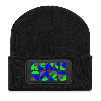 Rente 2026 - Recycelte Patch Beanie - Schwarz - Vorne