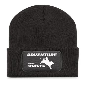 RODEO ADVENTURE - Recycled Patch Beanie - dark grey - Front