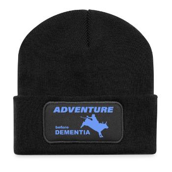 RODEO ADVENTURE - Recycled Patch Beanie - black - Front