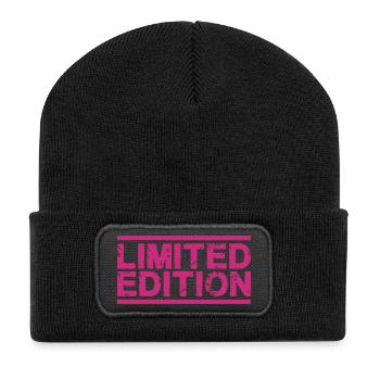limited_edition - Beanie recyclé à patch - noir - Devant