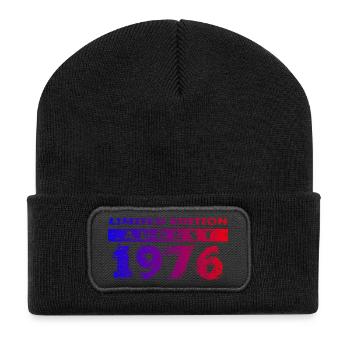 50e anniversaire Édition Limitée 08/1976 - Beanie recyclé à patch - noir - Devant