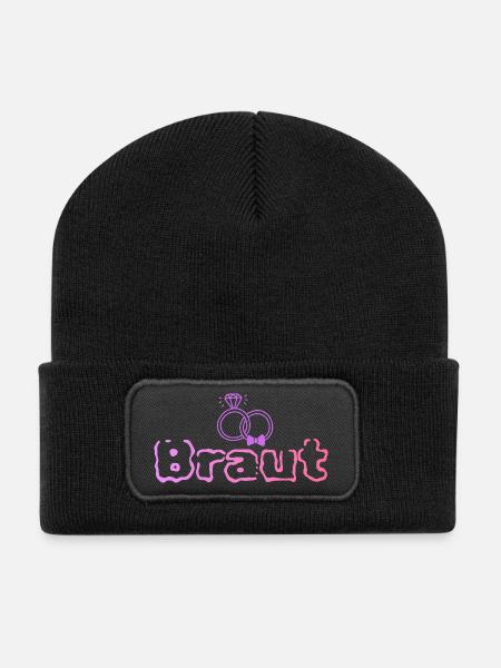 Bride - Recycled Patch Beanie - black