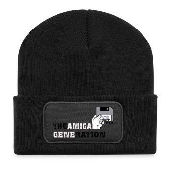 amiga_generation - Recycled Patch Beanie - black - Front