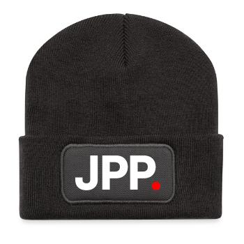 JPP | Humor Fatigue Minimalist Office - Recycled Patch Beanie - dark grey - Front