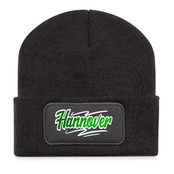 Hannover - Recycelte Patch Beanie - Dunkelgrau - Vorne