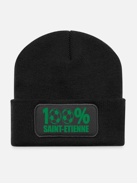 Saint-Etienne football Loire 42 - Beanie recyclé à patch - noir