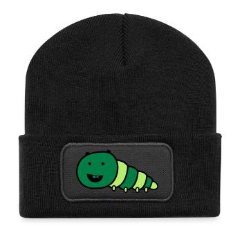 lustige_raupe - Recycled Patch Beanie - black - Front