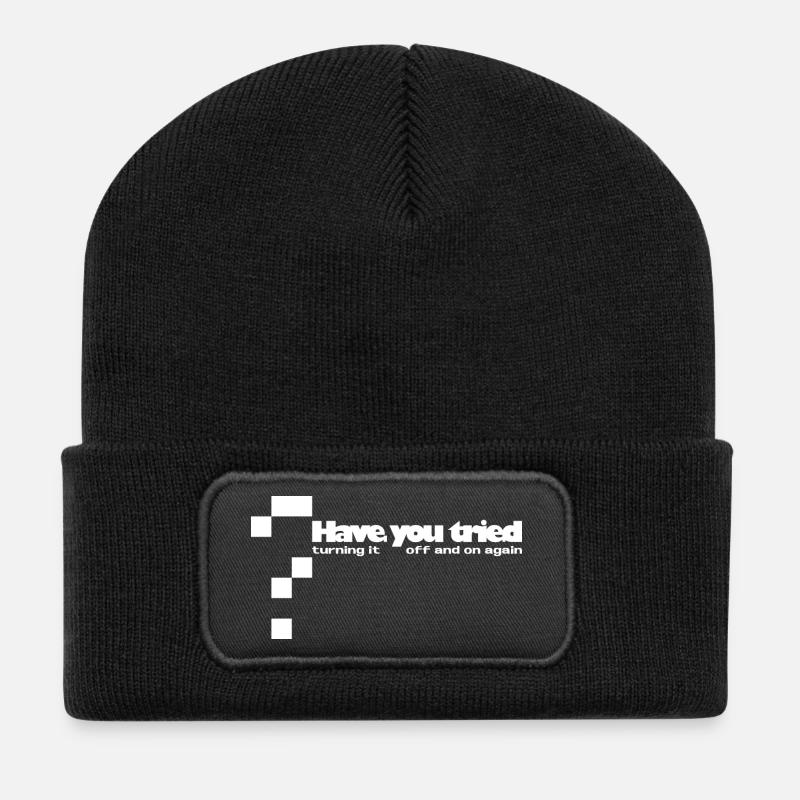 Have you tried... - Recycled Patch Beanie - black