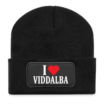 t-shirt I love Viddalba t-shirt Sardinia - Recycled Patch Beanie - black - Front