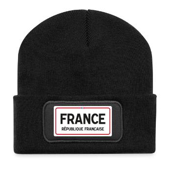France country board - Recycled Patch Beanie - black - Front