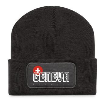 Genf - Recycelte Patch Beanie - Dunkelgrau - Vorne