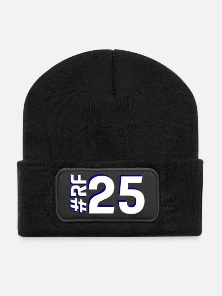 RF25 - Beanie recyclé à patch - noir