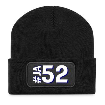 JA52 - Recycled Patch Beanie - black - Front