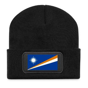 Marshall Islands - Recycled Patch Beanie - black - Front