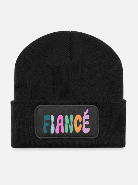 Bräutigam - Recycelte Patch Beanie - Schwarz