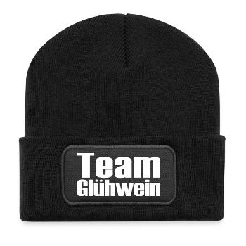 Team Mulled Wine - Recycled Patch Beanie - black - Front