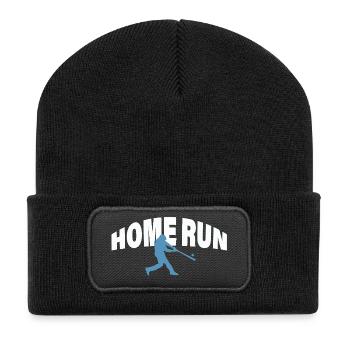 Home Run - Recycled Patch Beanie - black - Front