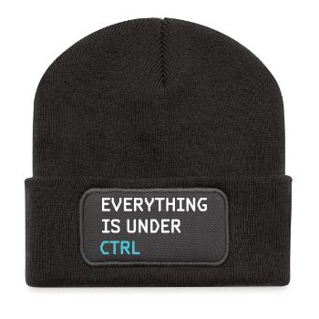 Funny Programming - Programmer Software Engineer - Recycled Patch Beanie - dark grey - Front