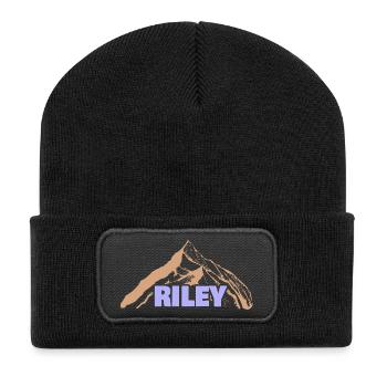 Fun Riley - Recycled Patch Beanie - black - Front