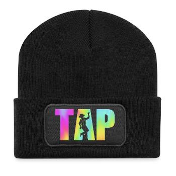 Tanzlehrer - Recycelte Patch Beanie - Schwarz - Vorne