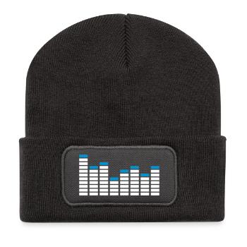Equalizer / equaliser - Recycled Patch Beanie - dark grey - Front