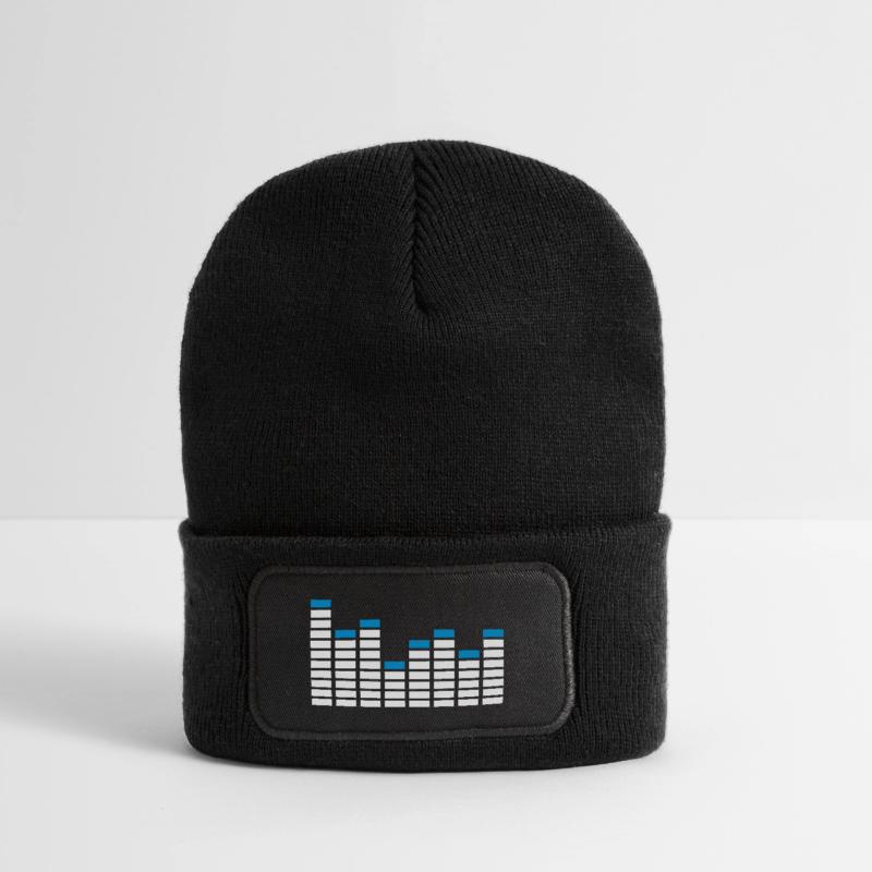 Equalizer / equaliser Beanie recyclé à patch