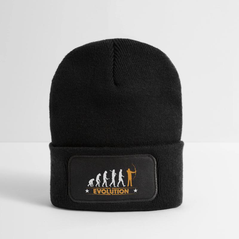 Archery evolution - orange/white Recycled Patch Beanie