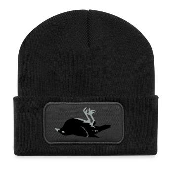 dead raven craven crow - Recycled Patch Beanie - black - Front