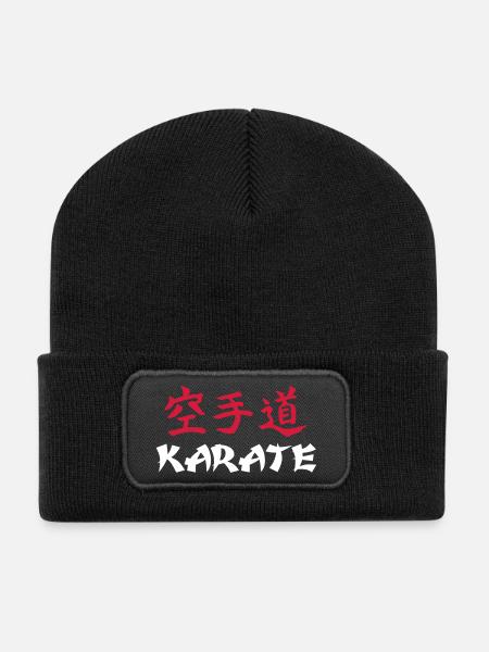 Karate - Recycled Patch Beanie - black