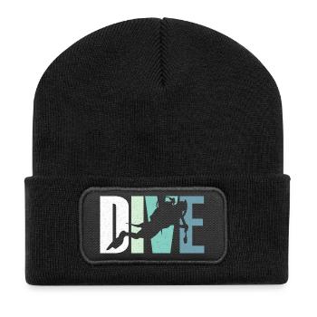 Tauchen Taucher - Recycelte Patch Beanie - Schwarz - Vorne