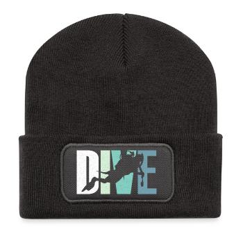 Tauchen Taucher - Recycelte Patch Beanie - Dunkelgrau - Vorne
