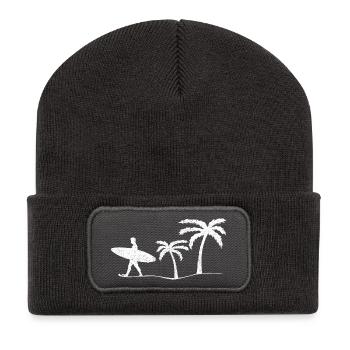 Surfer Surfing - Recycled Patch Beanie - dark grey - Front