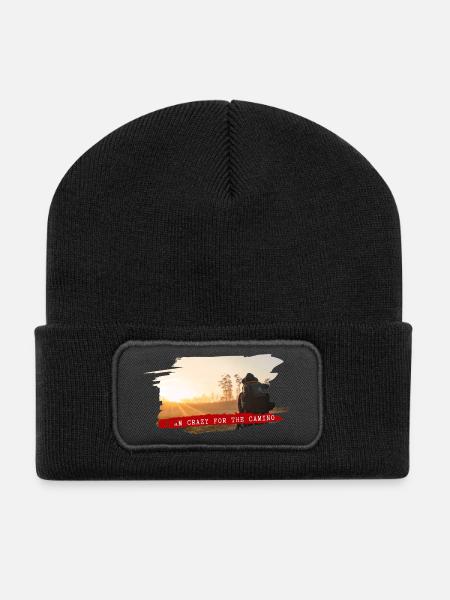 Crazy for the Camino - Recycled Patch Beanie - black