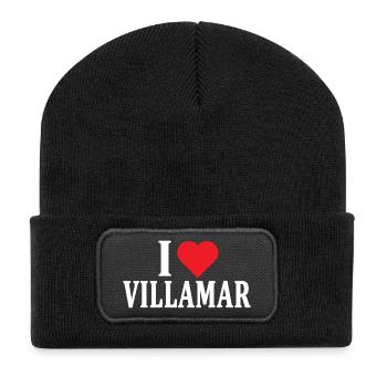 t-shirt I love Villamar t-shirt Sardinia - Recycled Patch Beanie - black - Front