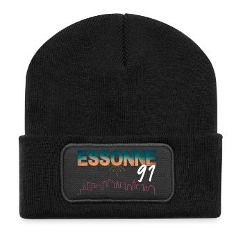 Essonne 91 Neon Skyline - Recycled Patch Beanie - black - Front