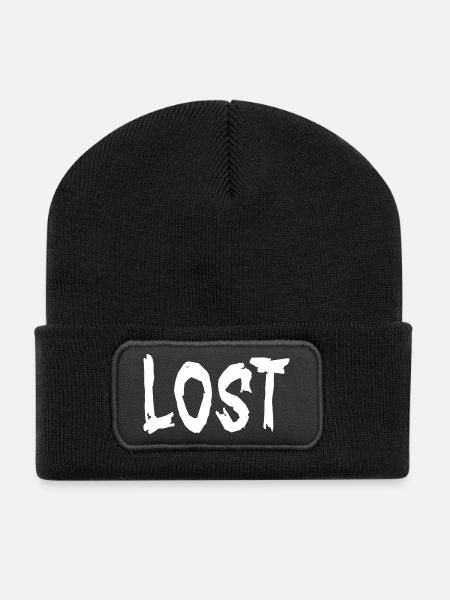 LOST - Recycled Patch Beanie - black